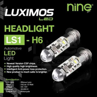 LUXIMOS LED H6 LS1 LAMPU LED MOTOR LASER M5 H6 BEBEK MATIC 2 WARNA BEAT VARIO MIO DC TEMBUS HUJAN