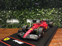 1/43 BBR Ferrari F1-75 Carlo Sainz Bahrain GP BBRC275B【MGM】