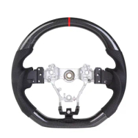 Carbon Fiber Steering Wheel Perforated Leather Steering Wheel For Toyota GT86 Subaru BRZ Scion FR-S