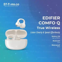 Edifier Comfo Q / ComfoQ Open-ear True Wireless Earbuds IP56 Waterproof Pearl White