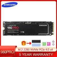 Samsung 980 PRO SSD 1TB 2TB PCIe 4.0 NVMe Gen 4 Gaming M.2 2280 500GB Internal Solid State Hard Drive HDD For Laptop Desktop PS5