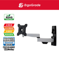 ErgoGrade 15吋-32吋超薄雙臂拉伸式電視壁掛架EGAE211(壁掛架/電腦螢幕架/顯示器支架/電視掛架)