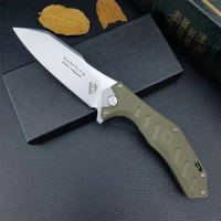 RU HOKC Ball Bearing Folding Knife D2 Blade Desert G10 Handle Tactical Outdoor Military Combat Rescu