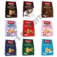 Loacker Quadratini Biskuit Wafer 125g camilan premium Matcha