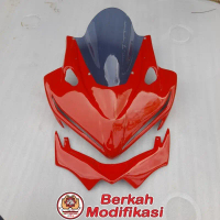 Topeng Kedok Cover Lampu Visor V4 Winglet PNP Honda New CBR150R Facelift K45G 2016-2018