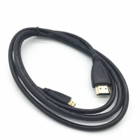 HDMI Male To Micro HDMI Adapter Converter Cable Cord for Panasonic DC-GX800 GF9 ZS100 TZ90 FZ85