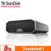 SanDisk Professional G-DRIVE Project 8TB 3.5吋 Thunderbolt 企業級外接硬碟 SDPHG1H-008T-SBAAD