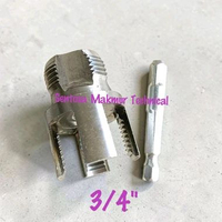 1/2" | 3/4" Mata Bor Tap Alat Senai Pembuat Drat Ulir Pipa PVC PPR 1/2 | 3/4 Inchi 3/4"