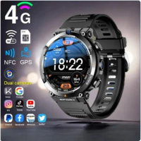 4G LTE H10 Smartwatch Dual Camera Video Calls Wifi NFC Door Access 1380mAh Battery Capacity SIM Card Smart Watch