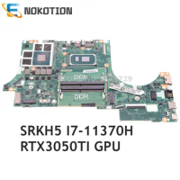 NOKOTION GOG10 LA-L161P for Lenovo IdeaPad Gaming 3 15IHU6 Laptop Motherboard 5B21C73730 SRKH5 I7-11370H+RTX3050Ti 4G