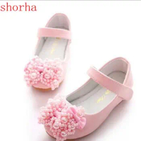 New children shoes girls shoes summer autumn beading fashion princess sandals kid designer single sandals shoes for girls