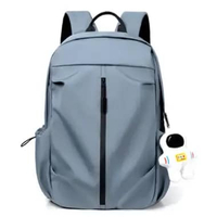 MND Tas Ransel Backpack Sekolah / Kuliah / Tas Ransel Laptop 13 - 15.6 Inch Biru