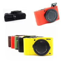 Soft Silicone Armor Rubber Case Cover Protective Body Skin Protector Bag for Panasonic Lumix LX10 LX15 Camera