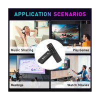 TV98 TV STICK 1G+8G Android12.1 2.4G 5G WiFi Android Smart TV BOX 4K 60Fps Set Top Box(UK Plug)