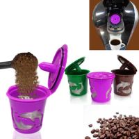 Coffee Capsule Filters Reusable Refillable Coffee Filter Maker Pod for KEURIG 2.0 Series Gusto Capsules Dolce Gusto Refill