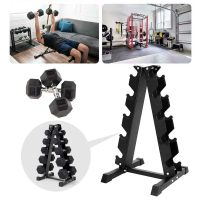 1set Barbel Dumbel Rak Barbel Berolahraga Gym Vertical Rak Barbell Rack Dumbell Rack Set Dumbell Rac