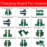 Charger USB Jack Board Module For Huawei GR5 Y5 Y6 Y7 Y9 PRO Prime 2017 2018 2019 Charging Port Usb Connector Board Replacement
