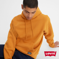 Levis 滑板系列 男款 寬鬆版超重磅口袋帽T / 550GSM厚棉 深褐棕