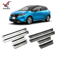 Car Styling For Nissan Note E13 2021 Stainless Steel Door Sill Scuff Plate Welcome Pedal Car Accessories