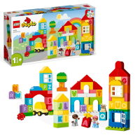 【LEGO 樂高】得寶系列 10935 字母小鎮(益智教材 啟蒙玩具 兒童玩具 DIY積木)