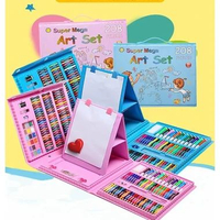 ART SET 208 PENSIL WARNA Crayon set208pcs - Crayon Mewarnai - 208 Warna - Pensil warna. crayon set S