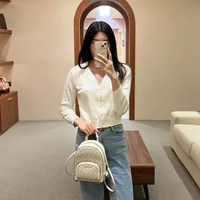 Tas MICHAEL KORS JAYCEE MONOGRAM WHITE BEBEBOO BACKPACK 100% ORIGINAL 17X8X23CM