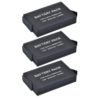 3x 2620mAh GoPro ASBBA-001 ASBBA001 ASBBA 001 Replacement Battery for Gopro Fusion 360-Degree Action Camera