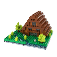 Archbrick 日本白川鄉合掌村(夏)微積木 110g