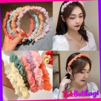 PROMO LIVE Kuning Oren PkMd DrGr Biru Ungu Bando Scrunchie Transparant Serut Headband Bandana Polos 
