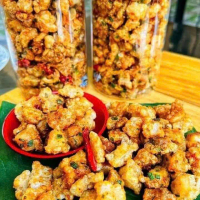 Tốp mỡ liền da Snack Ăn Vặt Cay Food - Thức Ăn Cay