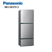 【Panasonic 國際牌】496公升無邊框鋼板三門變頻冰箱 NR-C493TV-S