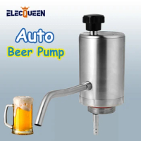 Electric Beer Pump Beer Dispenser ,Multi-functional Homebrew Portable Carbonation Pump for Beer Keg Mini Growler 2L,3.6L,5L,10L