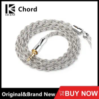 KBEAR Chord 6N Graphene+4N OFC Silver-plated Mixedly Braided Upgrade Cable With MMCX/2Pin Connector Earphone Wire Accessory