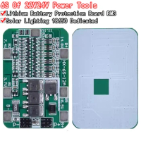 6S 15A 24V PCB BMS Protection Board For 6 Pack 18650 Li-ion Lithium Battery Cell Module New Arrival