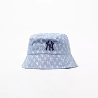 MLB Topi MLB NY MONOGRAM NAVY BLUE 2 BUCKET HAT 100% ORIGINAL