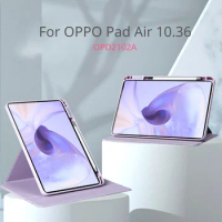 360 Rotating Smart Case for OPPO Pad Air 10.3 inch OPD2102A with Pencil Holder Auto Sleep Casing Cover