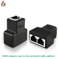 RJ45 Connector Female To Female Cat7/6/5e Ethernet Adapter LAN 8P8C Network Extender Ectension Cable Splitter Transfer Head