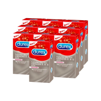 【Durex 杜蕾斯】超薄裝更薄型保險套10入x10盒(保險套 情趣用品 情趣職人安全套)