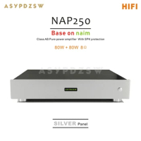 Class AB HIFI NAP250 Power amplifier Base on UK NAIM With SPK protection 80W+80W 8 ohm