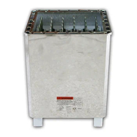 12kw Free Standing Electric Sauna Heater / Sauna Stove Stainless Steel Spa Sauna Room Steam Generator Sauna Dry Steam Oven