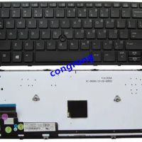 US Black keyboard FOR HP EliteBook 820 G1 820 G2 backlight With pointing sticks Laptop Keyboard Engl