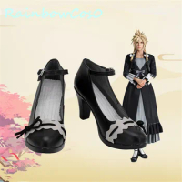 Final Fantasy FFVII Cloud Strife Cosplay Shoes Boots Rainbowcos0 Game Christmas Anime Halloween W1079