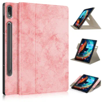For Lenovo Tab P12 Pro 12.6 Case 2021 PU Leather Rotation Funda For Lenovo Xiaoxin Pad Pro 12.6 2021 Case TB-Q706F Tablet Cover
