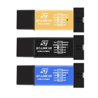 โปรแกรมดาวน์โหลดและโปรแกรมเมอร์ ST-Link V2 สำหรับ STM32F103C8T6 STM8 STM32 พร้อมสายเคเบิล (สีสุ่ม)