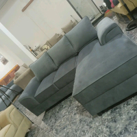 sofa minimalis kursi ruang tamu leter L