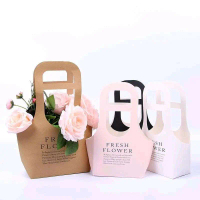 PAPER BAG BUNGA PREMIUM AESTHETIC Tas Hadiah Stylish & Fungsional Bahan Kertas Kraft Anti Air Bentuk