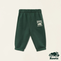 【Roots】Roots 嬰兒- RBA棉褲(深綠色)