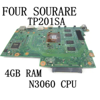 TP201S For ASUS Flip VivoBook TP201 J201SA TP201SA Laptop Motherboard with N3060 CPU and 4GB RAM Mainboard