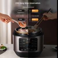 Midea Pressure Cooker Less Salt Series Intelligent 6L Rice Cooker Improve Fresh Electric Pressure Cooker Kitchen Multicooker