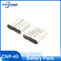3.7V 1600mAh CNP-40 NP40 Battery for Casio EX-Z30 Z40 Z50 Z55 Z57 Z400 Z750 Z850 FC100 KOMERY 4K Camera Camcorder